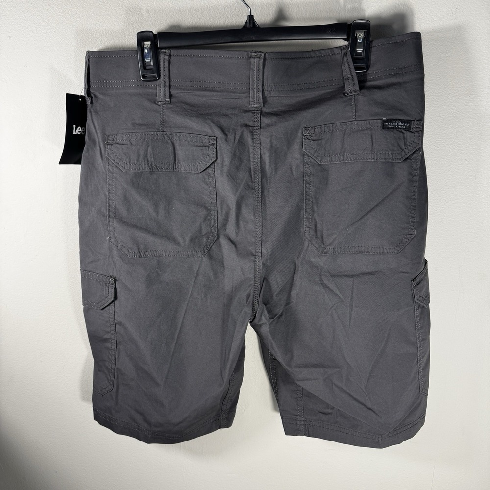 CAT Caterpillar Work Shorts Mens Black Utility Cargo Construction Workwear 34